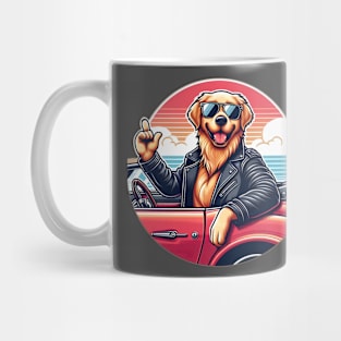 Golden Retriever Cool Boyfriend Mug